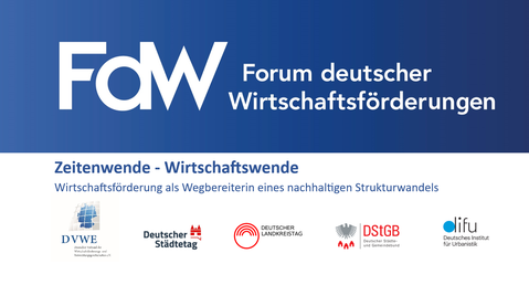 Fdw Forum deutscher Wirtschaftsförderungen