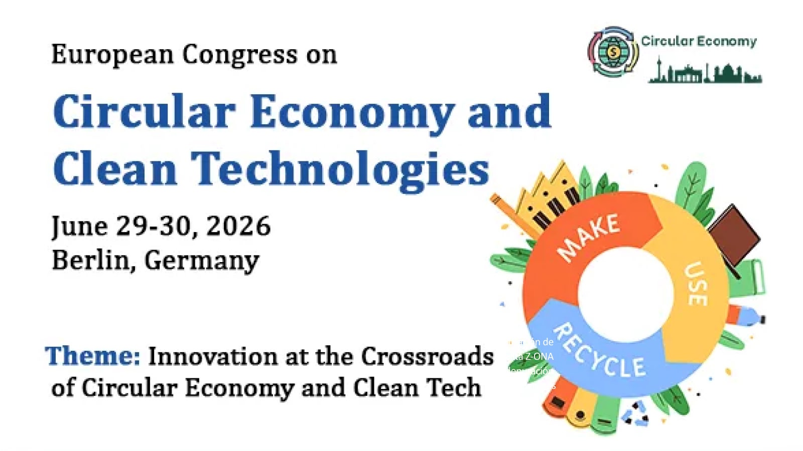 The 2026 European Congress on Circular Economy and Clean Technologies